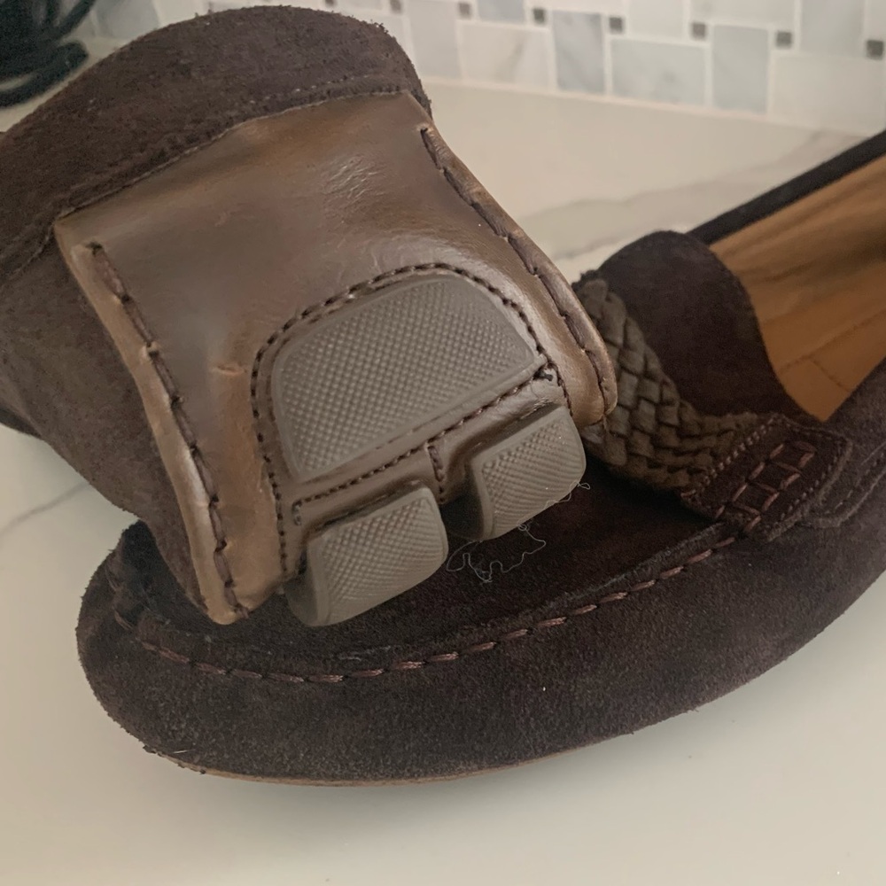 Alfani Men's Dark Brown Suede Slip-Ons - Picture 3 of 4